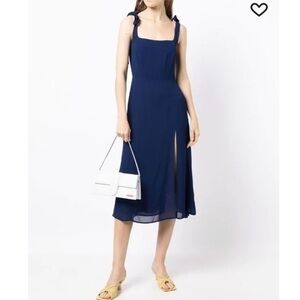 Reformation Twilight Dress Navy💙